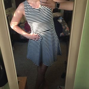 Striped Skater Dress